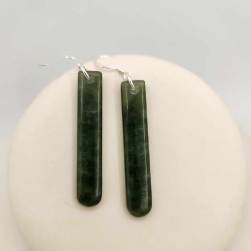 Earrings - Medium Pounamu AS3