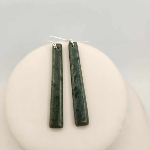 Earrings - Medium Pounamu AS9