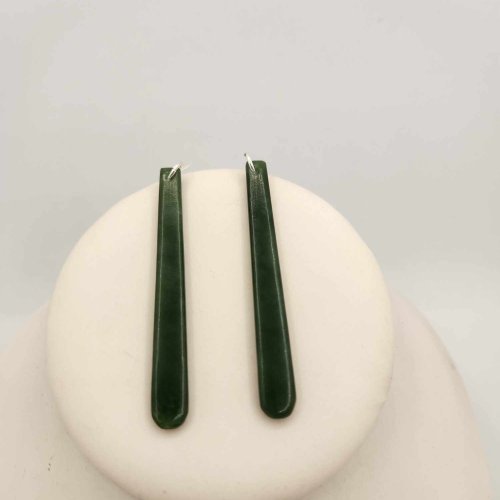 Earrings - Long Pounamu AS3